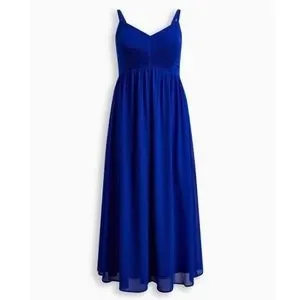 torrid Dresses Torrid Nwt Maxi Chiffon Pleated Dress Poshmark